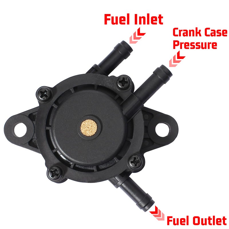 QAZAKY Fuel Pump Compatible with EZGO Gas Club Car Golf Cart 295cc 350cc Robin 4-cycle Engine Kawasaki FE290 FE350 Yamaha G16 G18 G19 G20 G22 G27 G29 72873G01 Marathon TXT RXV ST Medalist DS Precedent - Image 3